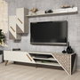 Hanah Home Beril - Mueble de TV Crema